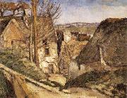 Paul Cezanne La Maison du pendu a Auvers-sur-Oise oil